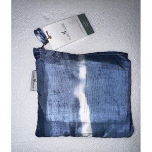 Pure Sage Foldable 3 Pack Tote Bags Indigo Pack Eco-Friendly Compact Boho Hippie